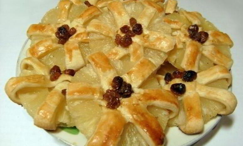 Рецепт пирожное из слоеного теста