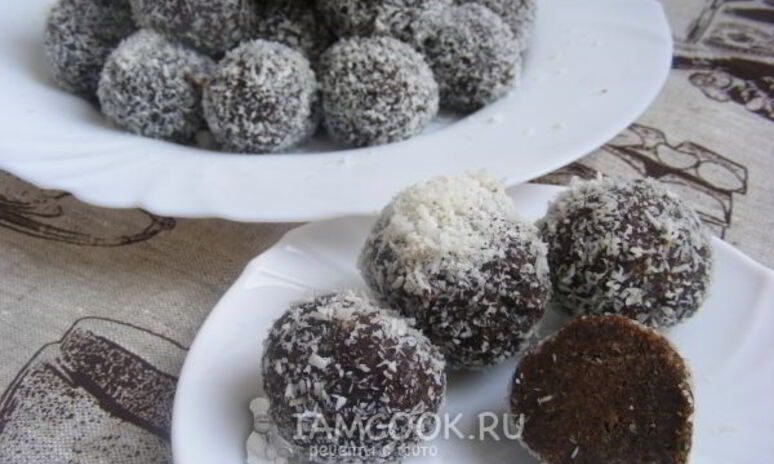 Рецепт пирожное картошка из бисквита