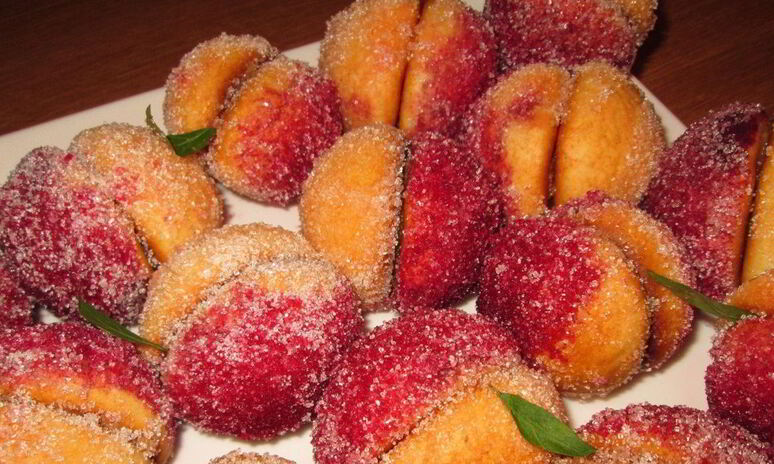 Рецепт пирожное персик