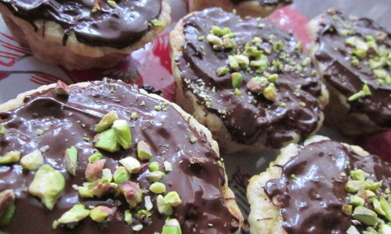 Рецепт пирожное с банановой начинкой и горьким шоколадом