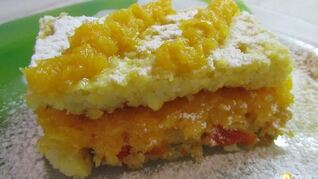 Пирожное Солнечное из кукурузных хлопьев
