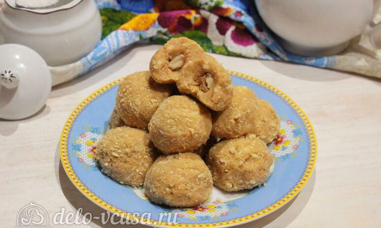 Рецепт пирожные из печенья и сгущенки