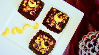 Постное брауни с кешью за 10 минут