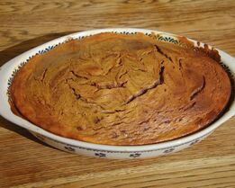 Тыквенно-шоколадный брауни