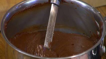 тыквенно-шоколадный брауни