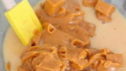 тыквенные пирожные с карамелью и шоколадом