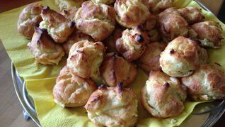 Заварные пирожные с ванильным кремом