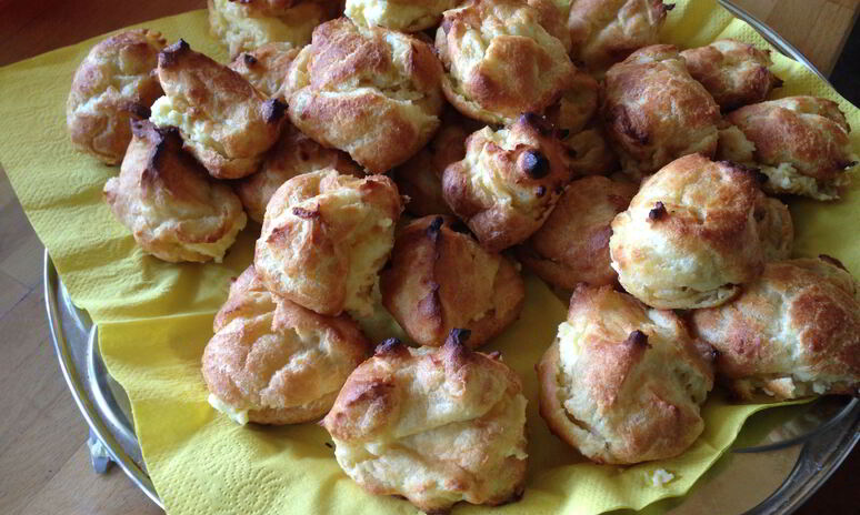 Рецепт заварные пирожные с ванильным кремом