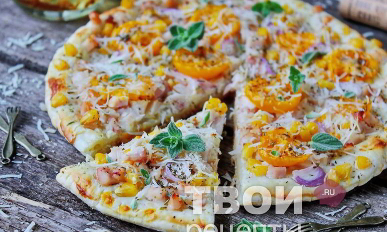 Рецепт белая пицца