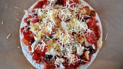 быстрая пицца в духовке