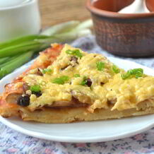 Пицца с грибами