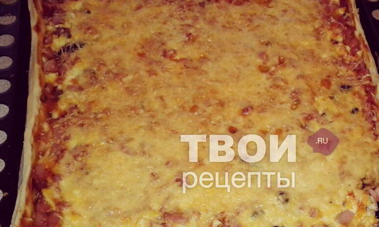 Рецепт домашняя пицца