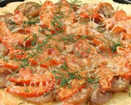 Картофельная пицца