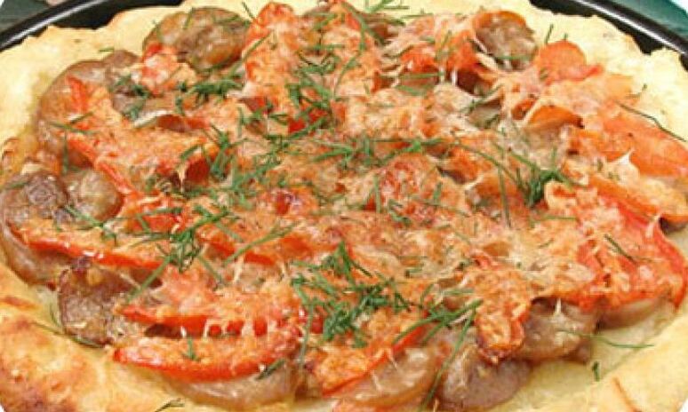 Рецепт картофельная пицца