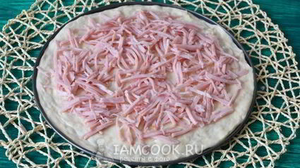 новогодняя пицца петушок