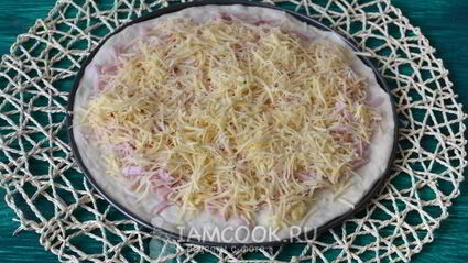 новогодняя пицца петушок