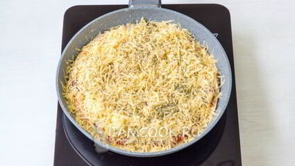 пицца минутка на сковороде