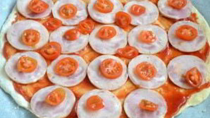 пицца на кефире без дрожжей