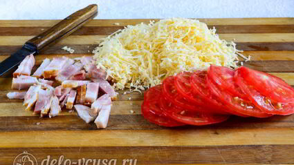 пицца на сковороде за 10 минут