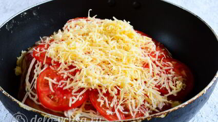 пицца на сковороде за 10 минут