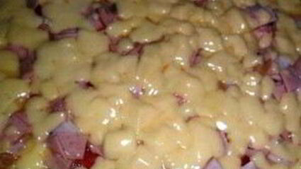 пицца на сковороде