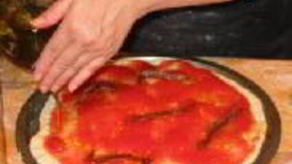 пицца с анчоусами