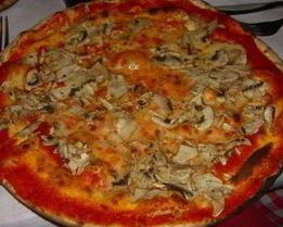 Пицца с грибами