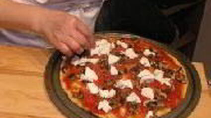 пицца с грибами