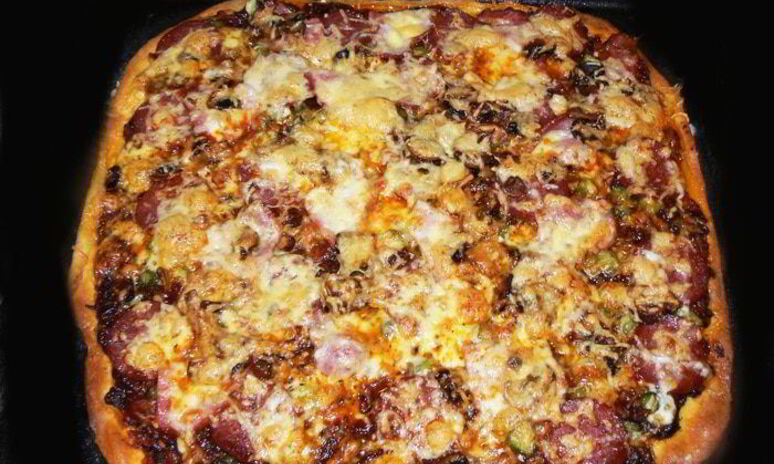 Рецепт пицца с копченостями
