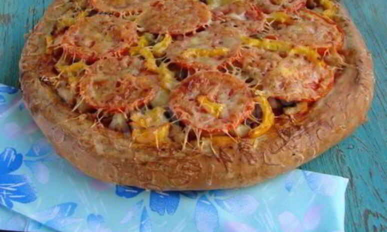 Рецепт пицца с куриным филе и грибами