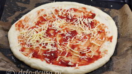 пицца с мидиями