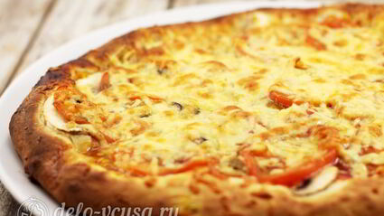 пицца с мидиями