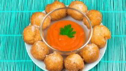 пицца-шарики во фритюре