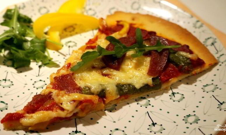 Рецепт творожная пицца
