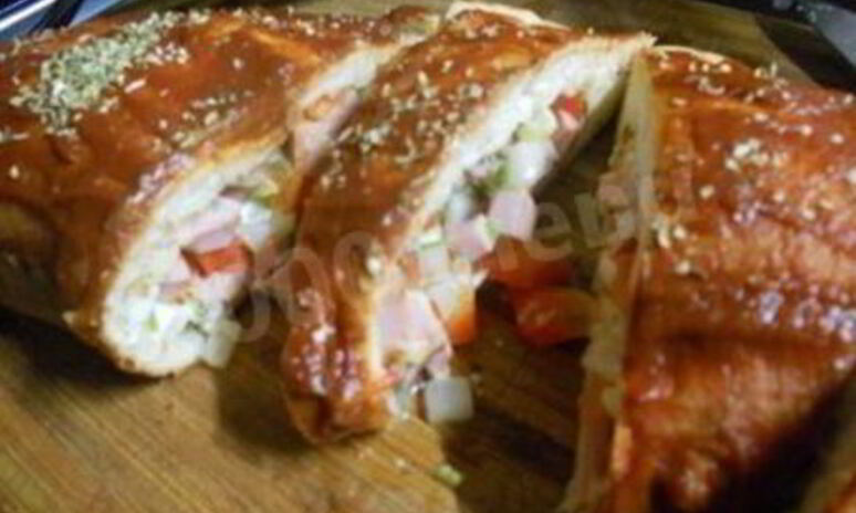 Рецепт закрытая пицца кальцоне в духовке