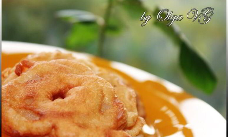 Рецепт яблочные пончики