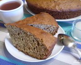 Коврижка с вареньем на кефире