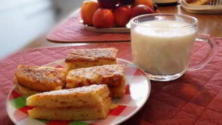 Творожно-яблочная коврижка