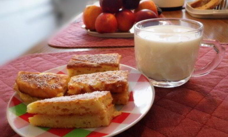 Рецепт творожно-яблочная коврижка