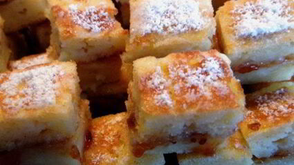 творожно-яблочная коврижка