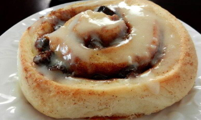 Рецепт рулетики с корицей и изюмом