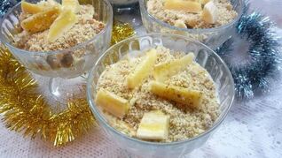 Банановая шарлотка