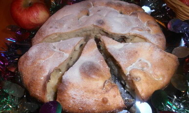 Рецепт ореховая шарлотка на сгущенке