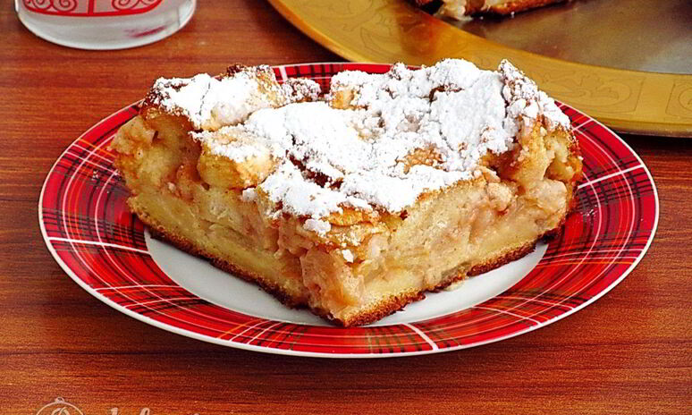 Рецепт шарлотка из белого хлеба