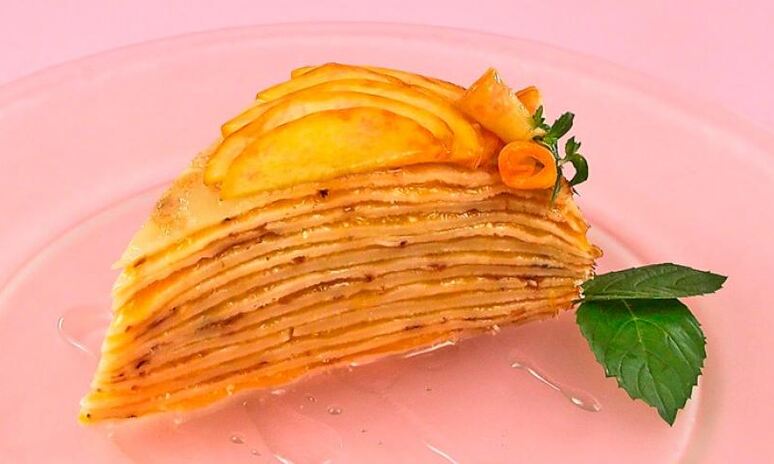 Рецепт шарлотка из блинчиков