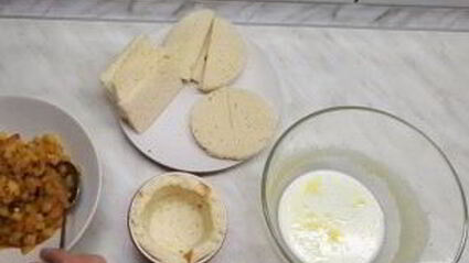 шарлотка из сухого батона