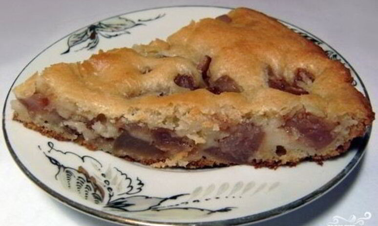 Рецепт шарлотка из сушеных яблок