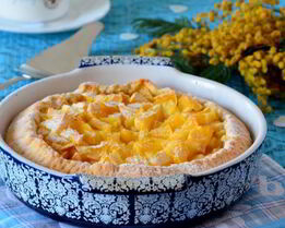 Шарлотка с апельсином