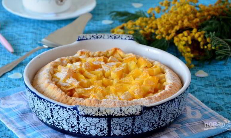Рецепт шарлотка с апельсином