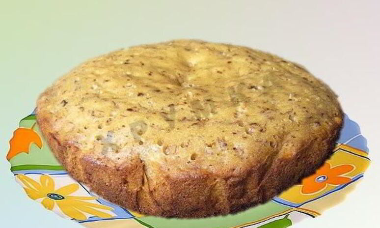 Рецепт шарлотка с бананами в мультиварке